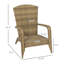 Chaises Adirondack confortables en polyester, style moderne pour la cour et le patio