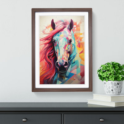 Pony Geometric No.2 - Framed Print
