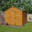 Tiger Shiplap Apex Wooden Shed-122442386