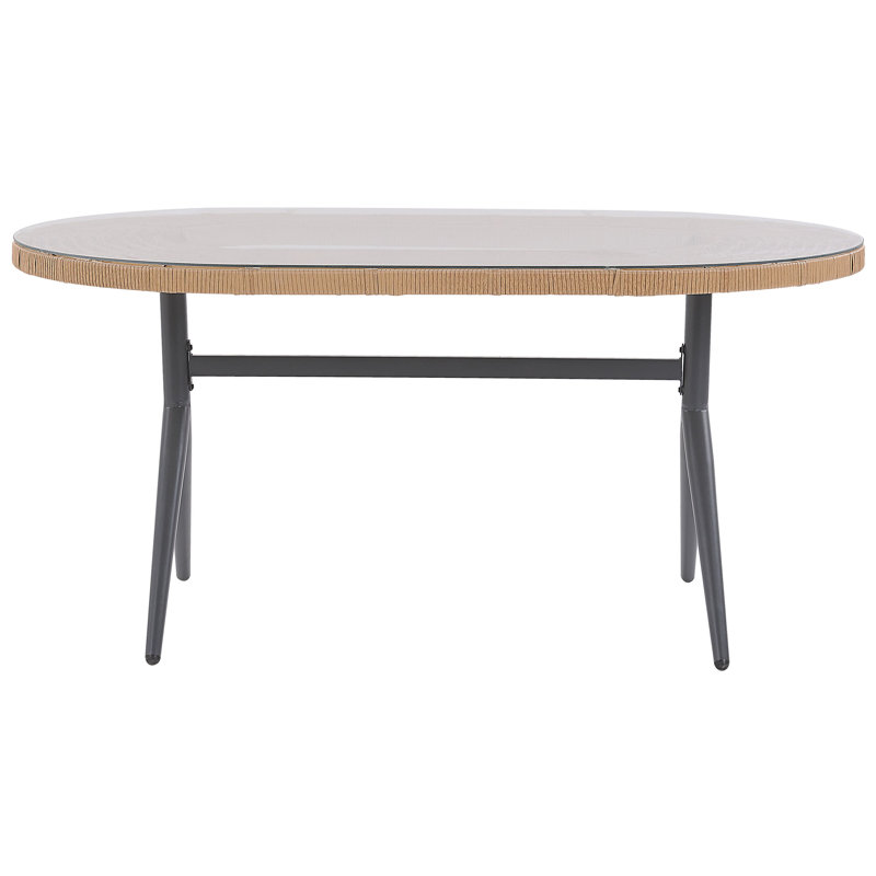 Featherstone Oval Wicker Outdoor Dining Table , 159cm cm W 94cm cm D