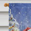 Setter anglais avec drapeau de la maison du Père Noël-1699868954-1699868943