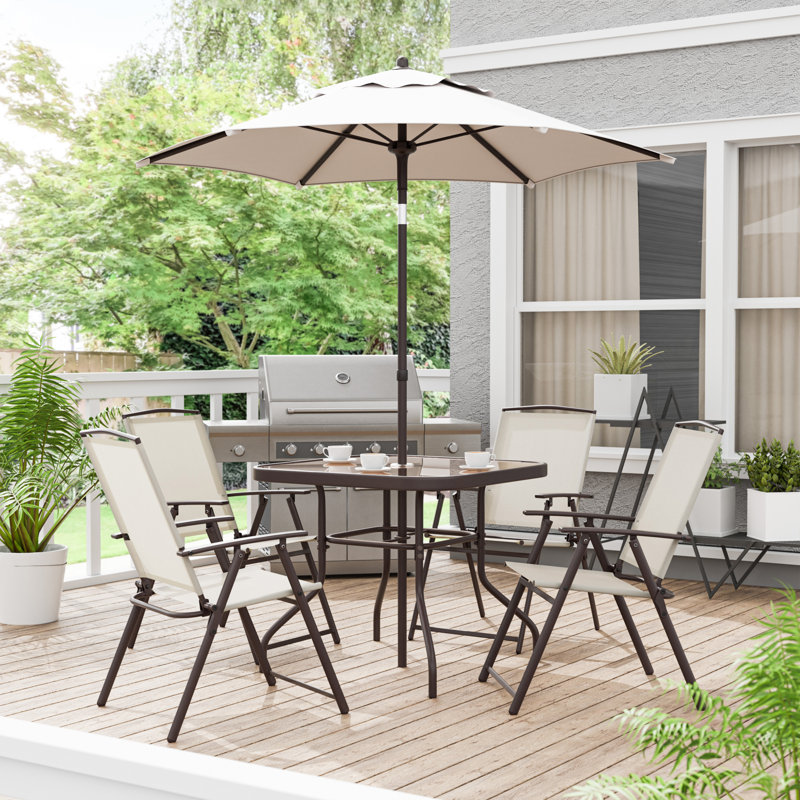 Rullen 4 - Person Patio Conversation Set