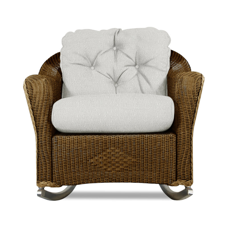 Reflections Outdoor Rocker Chair, Demo Stone, Bark