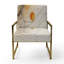 Fauteuil d'appoint rembourré Formes abstraites rembourrées Undefined Continuation-108537498