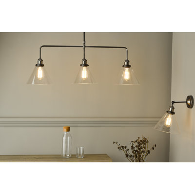 Schell 3 - Light Kitchen Island Pendant