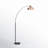 Seja 79" Rose Gold Arched Floor Lamp