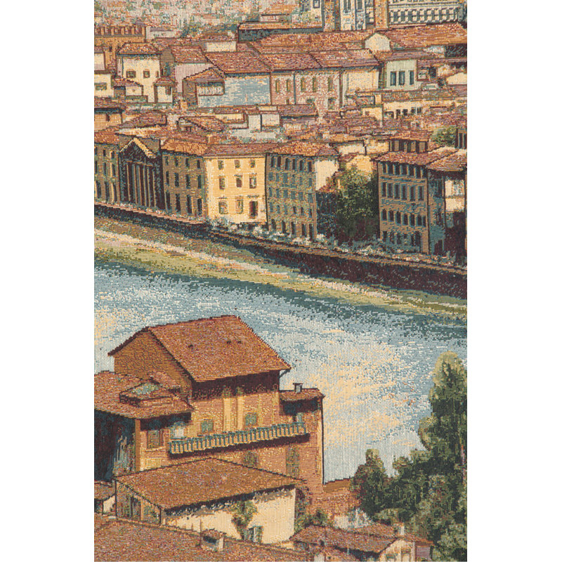Italian Loom Woven Cotton Blend Wall Hanging, 36" H x 54" W