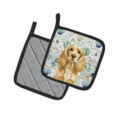 Paire de poignées Buff Cocker Spaniel