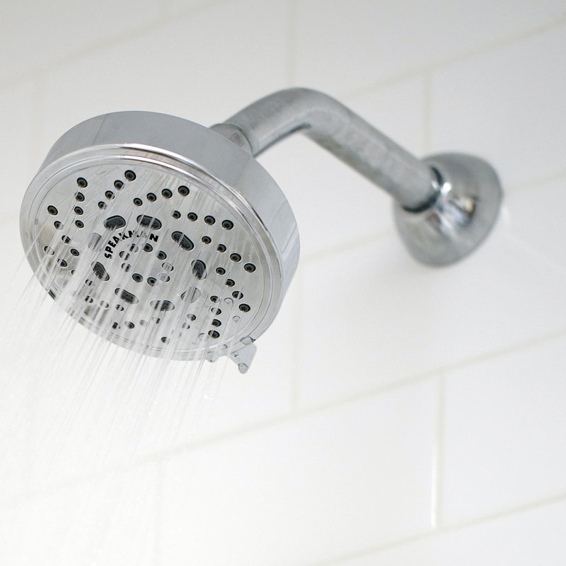 7" Shower Arm and Flange, Polished Chrome