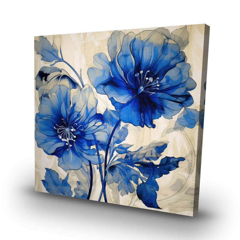 flowers - 32"x32" art on canvas