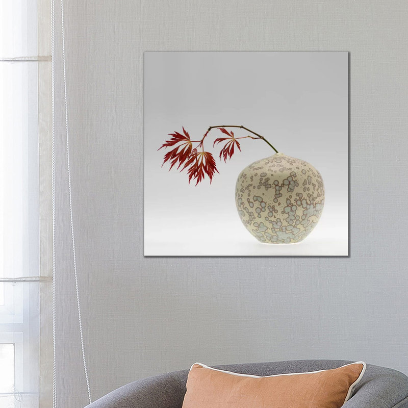 New Chinese Maple 1 Piece Wrapped Canvas Wall Art, 66.04 cm H x 66.04 cm W x 3.175 cm D