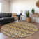 Premium Machine Washable Prisco Gold Rug