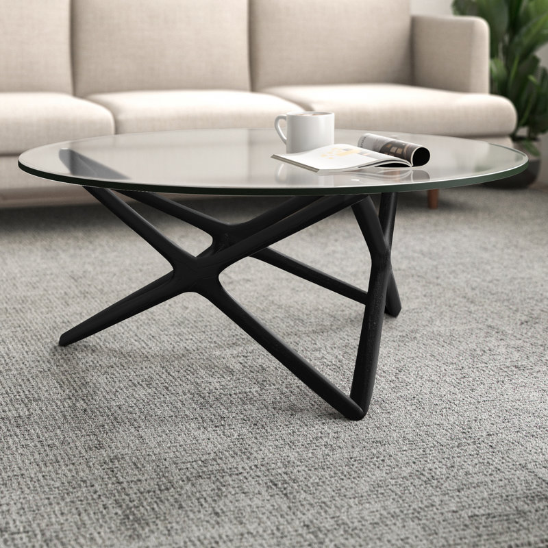 Lark Cross Legs Coffee Table, Black