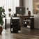 Modern Electric Height Adjustable Desk With Dual Storage Modules And Pegboard Organizer