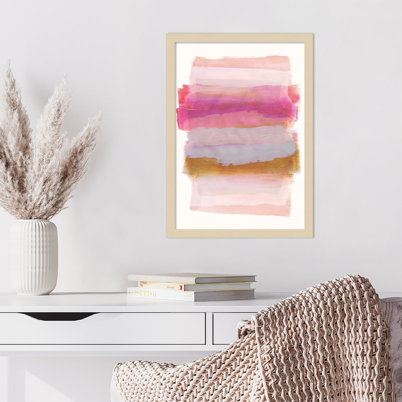 «Abstract Brush Strokes 45» par Mareike Bohmer, Non, Brun, H 21 po x l 15 po