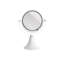 Analog Battery Tabletop Clock White
