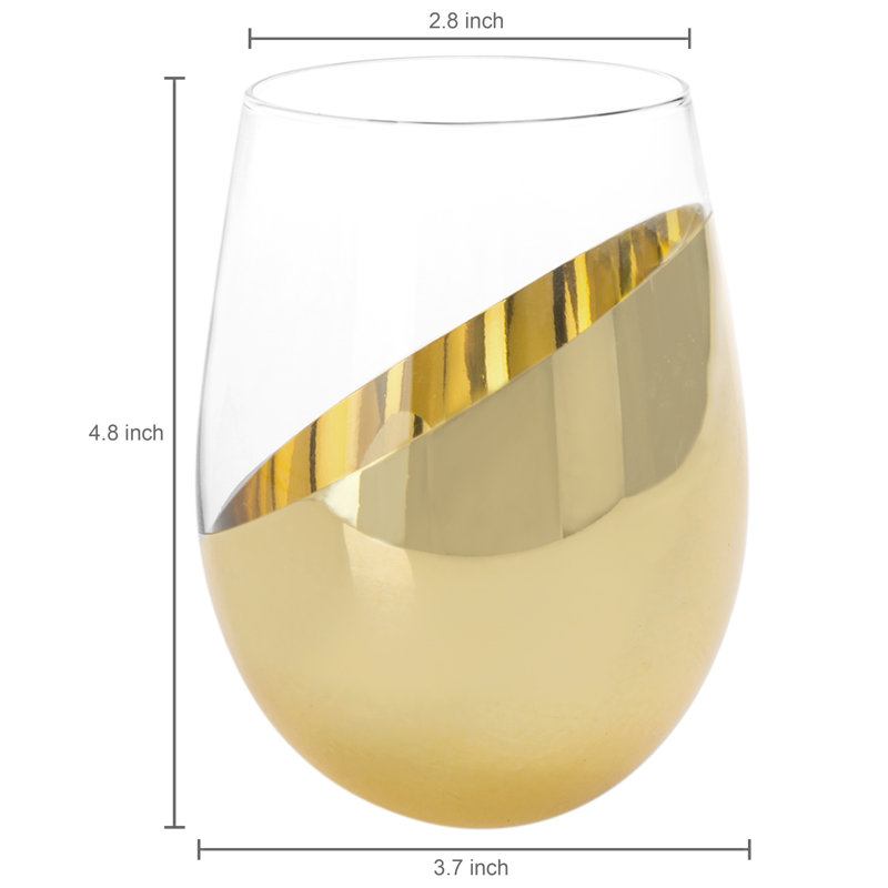 4 Piece 532ml Wine Glass Set
