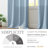 Semi Sheer Rod Pocket Farmhouse Textured Curtains-391720890-391720894