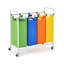 Chariot de trieur de linge 4 paniers Hokku Designs ™