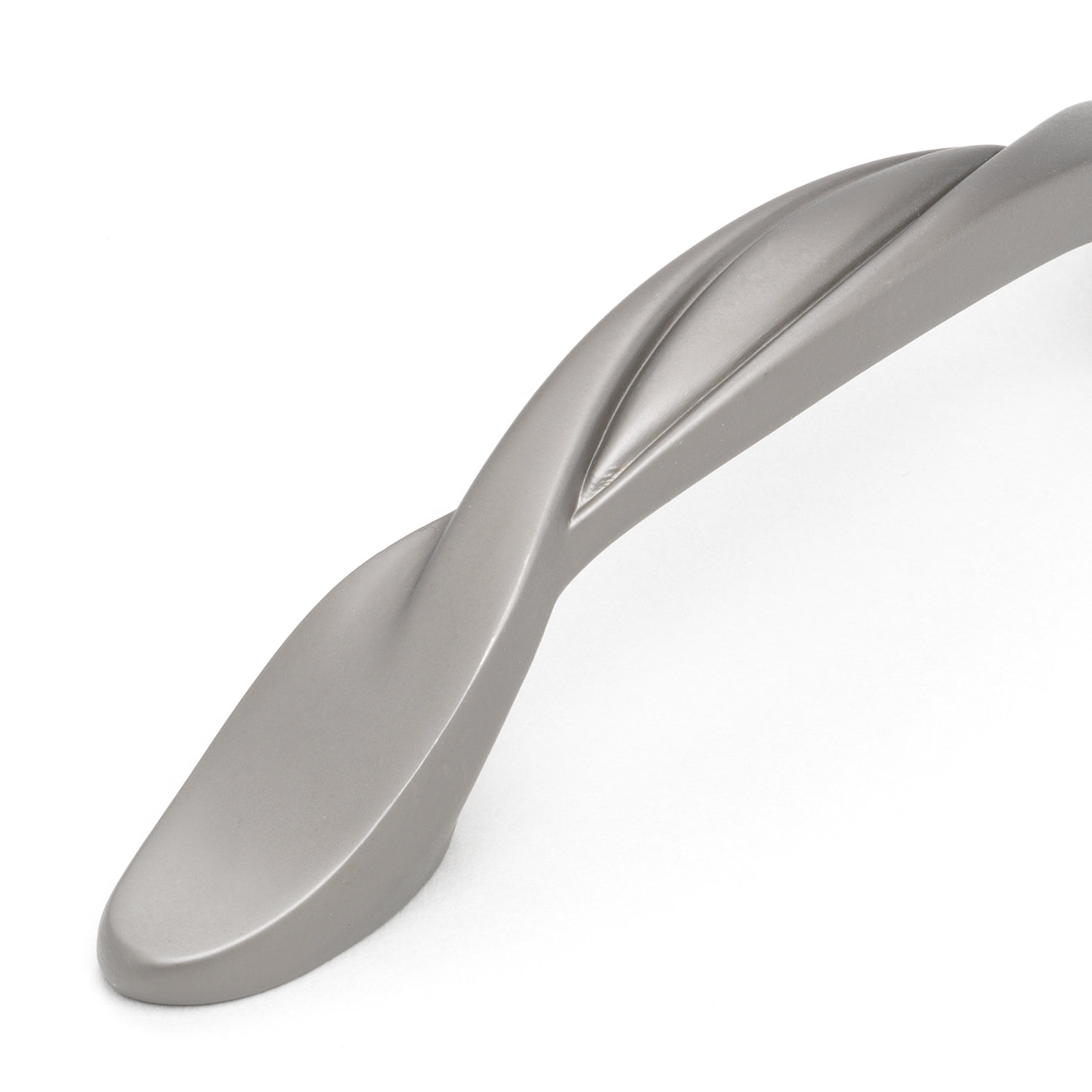 Classic Twisted Arch Cabinet Pull, Graphite