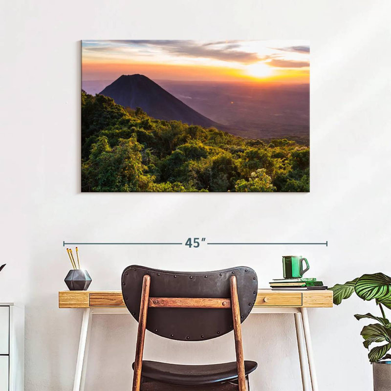 Harpa Cerro Verde Volcano, 26" H x 39" W