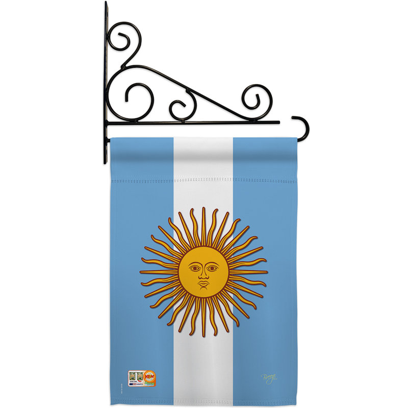 2-Sided Polyester 19 x 13 in. Flag Set