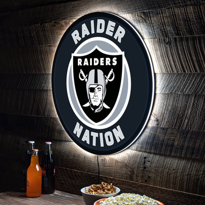NFL LED Round Lighted Wall Sign