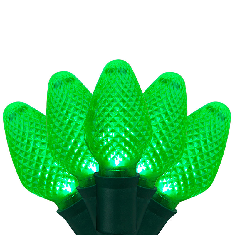 C7 Christmas 25-Light LED String Light, Green