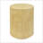 MGO Cylindrical Side Table, Wood-Like Texture, Antique Brown Color