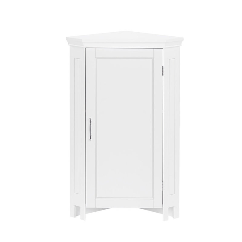 Hamilton 20 in. W x 27 in. H x 12 in. D Corner Bathroom Storage Wall Cabinet in Sea Glass
