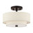 Jorgan Linen Blend Semi Flush Mount-1115678277