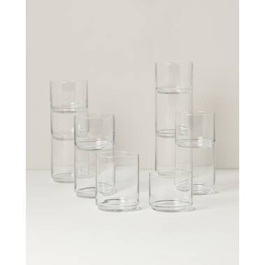 Borosil Drinking Glasses 10 Oz (295 ML) Set of 6, Everyday Glassware Sets,  Clear Transparent Lightweight Tumblers For Drinking, BPA Free, Odor  Resistant Dishwasher Safe Kitchen Cups Glassware 