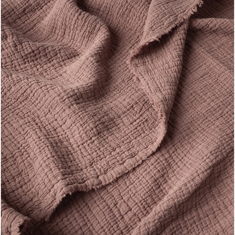 Topanga Matelasse Blanket, Throw, Plum Blossom