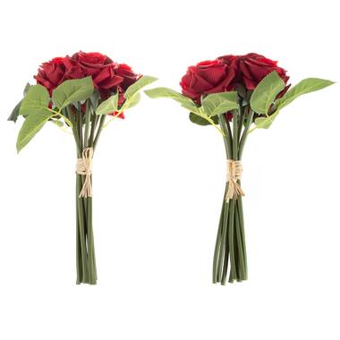 Floral stems-Wire Plastic for DIY bouquet boutonniere flower wall