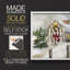 Winter Barn - Reproduction encadrée - Restickable-622455342-622455334