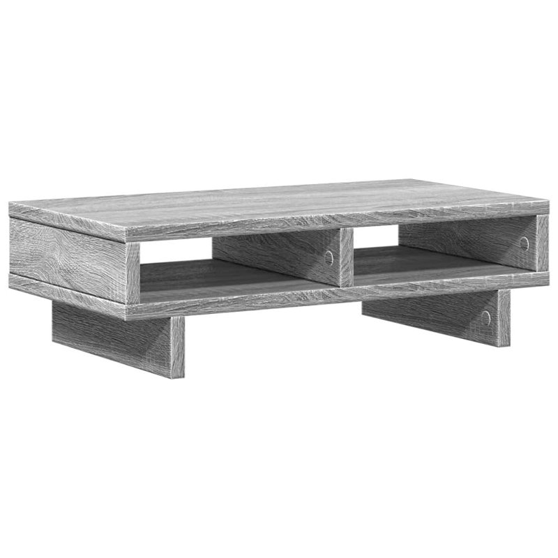 Balzarotti Manufactured Wood Monitor Stand, Grey Sonoma, 15cm H x 50cm W x 27cm D