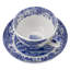 Blue Italian Jumbo Cup & Saucer Boxed Set