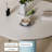 White Round Sintered Stone Dining table-465867511