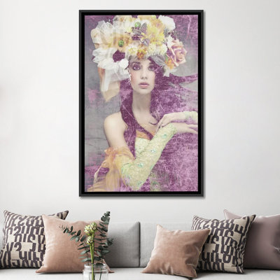 «Flower Lady», impression sur toile