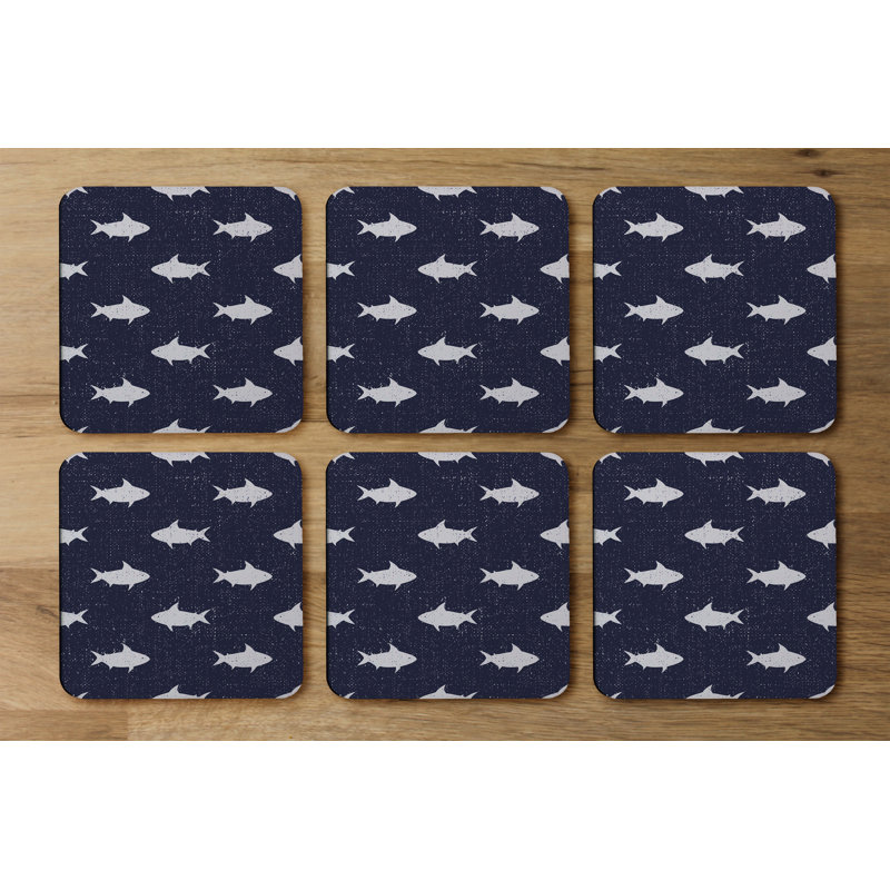 Square 6 Piece Coaster Set