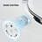 Luxury Smart Toilet With Dryer And Warm Water,  Elongated Bidet Toilet With Heated Seat, With Remote Control, LED Night Light, Power Outage Flushing, Soft Close Cover,Whit
