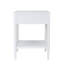 Table d'appoint Barras avec 1 tiroir et structure en bois-1097049089