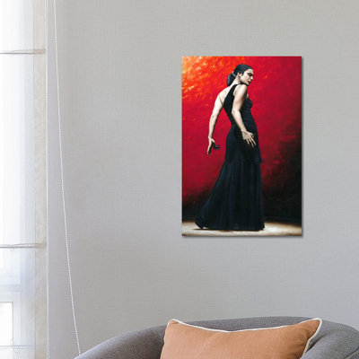 Flamenco Arrogancia - Wrapped Canvas Print