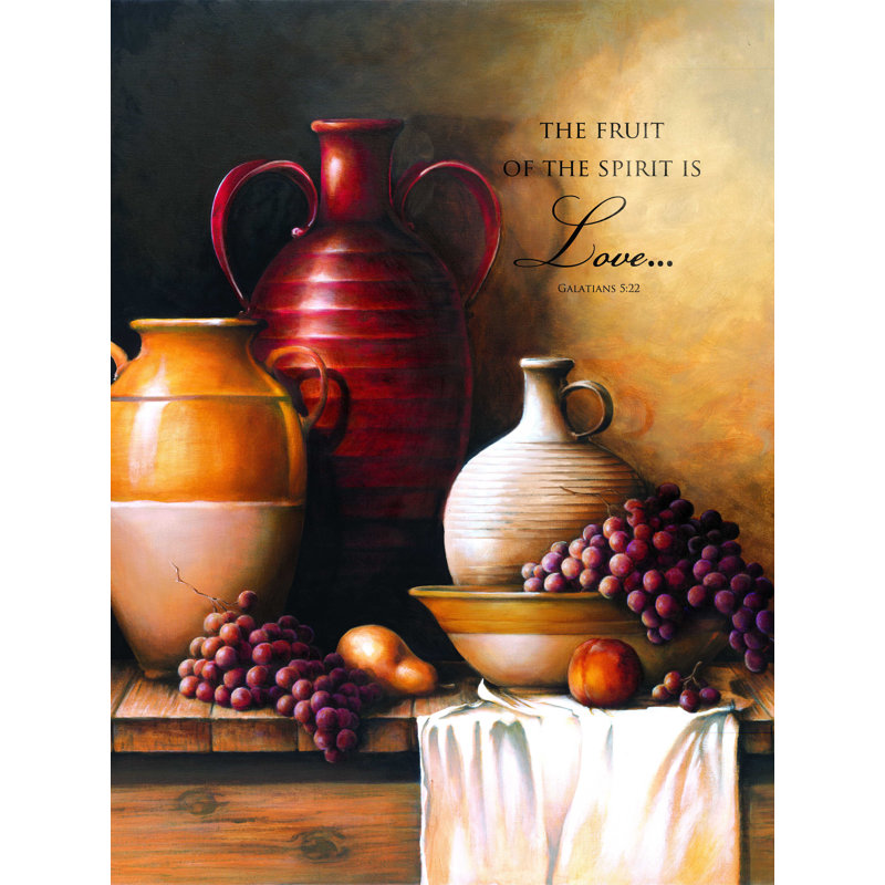 Fruit of the Spirit 3 - Impression sur toile tendue, H 16 po x l 12 po