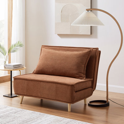 Mikell Upholstered Convertible Sleeper Accent Chair