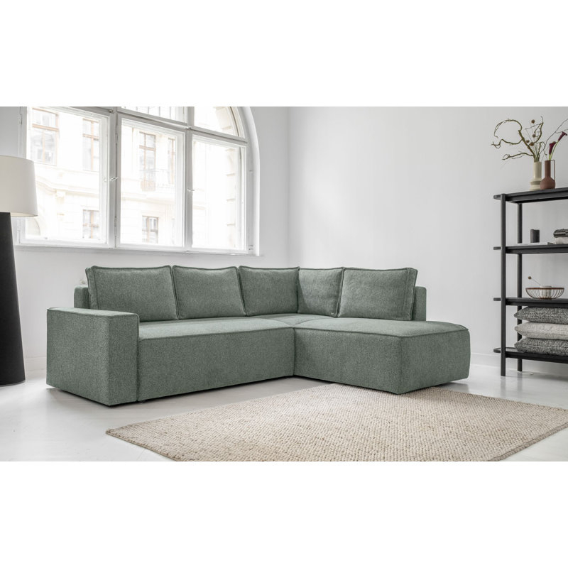 Brave Dave 6 Seater Corner Sofa , Aqua Green