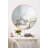 Modern LED Lighted Mirror with Shutterproof Unbreakable Acrylic, 15.7 in Diameter | 5 mm Thickness | Pink Neon Stripes | MDF Backing, 12V Adaptor | Ideal for Home Decor, Beauty Routines & Novelty Spaces-384844031