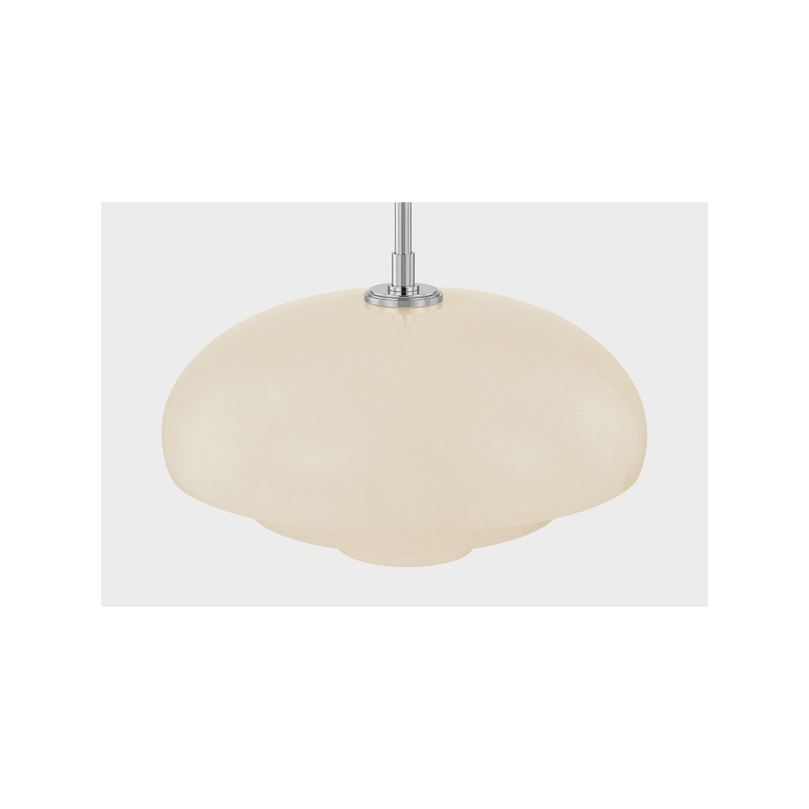 Auburndale Pendant in Aged Brass, Polished Nickel