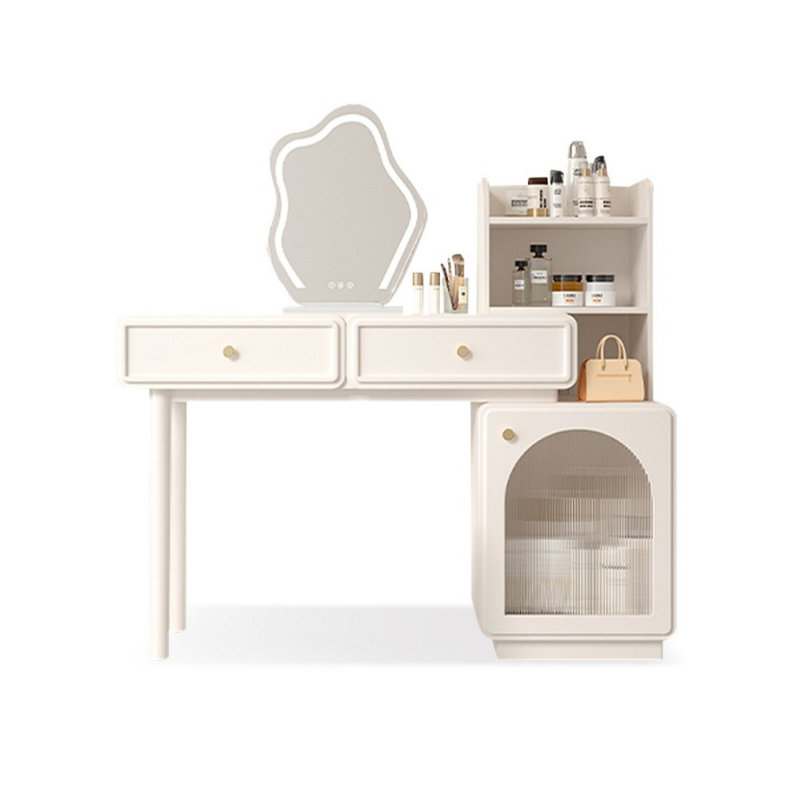 Makeup Vanity with Light mirror,2 drawers