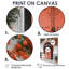 Ensemble de 6 art mural sur toile rose avec porte marocaine rose Rhapsody-470851713-470851774